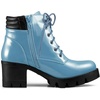 image:imageAllegra K Women Round Toe Chunky Heel Lace Up Platform Combat BootsSky Blue