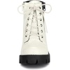 image:imageAllegra K Women Round Toe Chunky Heel Lace Up Platform Combat BootsWhite