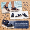 image:imageAllegra K Women Solid Color Hollowout Platform Elastic Band SandalsBlue