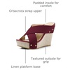 image:imageAllegra K Womens Platform Slide Wedges SandalsBurgundy