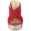 image:imageAllegra K Womens Platform Slide Wedges SandalsRed