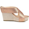 image:imageAllegra K Womens Platform Slide Wedges SandalsRose Gold
