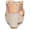 image:imageAllegra K Womens Platform Slide Wedges SandalsRose Gold