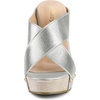 image:imageAllegra K Womens Platform Slide Wedges SandalsSilver