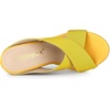 image:imageAllegra K Womens Platform Slide Wedges SandalsYellow