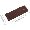 image:imageAllegra K Ladies Fall Knitted Arm Warmmers Thumbhole Long Fingerless Gloves PairBrown