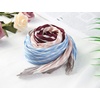 image:imageAllegra K Women Argyle Color Block Pleated Neck Scarf Neckerchief