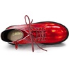 image:imageAllegra K Women Faux Leather Round Toe Platform Combat Boots Flat HeelsRed