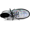 image:imageAllegra K Women Faux Leather Round Toe Platform Combat Boots Flat HeelsSilver