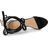 image:imageAllegra K Women Faux Suede Open Toe Stiletto Heel Lace Up SandalsBlack