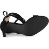 image:imageAllegra K Women Faux Suede Open Toe Stiletto Heel Lace Up SandalsBlack