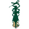 image:imageAllegra K Women Faux Suede Open Toe Stiletto Heel Lace Up SandalsGreen