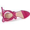 image:imageAllegra K Women Faux Suede Open Toe Stiletto Heel Lace Up SandalsHot Pink