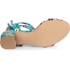 image:imageAllegra K Womens Block Heel Lace Up SandalsLake Blue