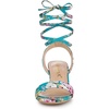 image:imageAllegra K Womens Block Heel Lace Up SandalsLake Blue