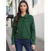 image:imageAllegra K Womens Faux Suede Jacket Button Down Biker Moto Coat Outerwear