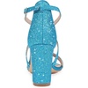 image:imageAllegra K Womens Glitter Crisscross Strap Block Heels Sandals  Party SandalsLake Blue