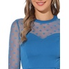 image:imageAllegra K Womens Heart Mesh Sleeve Gothic Halloween Party Short DressPeacock Blue