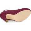 image:imageAllegra K Womens Low Platform Round Toe Stiletto Heels Ankle Strap PumpsBurgundy
