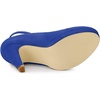 image:imageAllegra K Womens Low Platform Round Toe Stiletto Heels Ankle Strap PumpsDark Blue