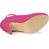 image:imageAllegra K Womens Low Platform Round Toe Stiletto Heels Ankle Strap PumpsHot Pink