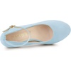 image:imageAllegra K Womens Low Platform Round Toe Stiletto Heels Ankle Strap PumpsSky Blue