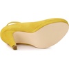 image:imageAllegra K Womens Low Platform Round Toe Stiletto Heels Ankle Strap PumpsYellow