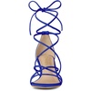 image:imageAllegra K Womens Strappy Lace Up Kitten Heel Dress SandalsDark Blue