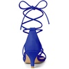 image:imageAllegra K Womens Strappy Lace Up Kitten Heel Dress SandalsDark Blue