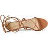 image:imageAllegra K Womens Strappy Lace Up Kitten Heel Dress SandalsDark Brown