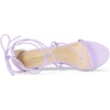 image:imageAllegra K Womens Strappy Lace Up Kitten Heel Dress SandalsLight Purple