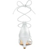 image:imageAllegra K Womens Strappy Lace Up Kitten Heel Dress SandalsSilver