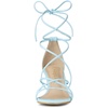 image:imageAllegra K Womens Strappy Lace Up Kitten Heel Dress SandalsSky Blue