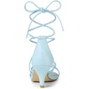 image:imageAllegra K Womens Strappy Lace Up Kitten Heel Dress SandalsSky Blue