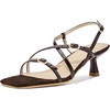 image:imageAllegra K Strappy Heels for Women Slingback Square Toe Kitten Heels SandalsChocolate