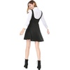 image:imageAllegra K Women Cottagecore Button Front Spaghetti Strap Pinafore DressBlack