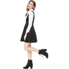 image:imageAllegra K Women Cottagecore Button Front Spaghetti Strap Pinafore DressBlack