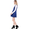 image:imageAllegra K Women Cottagecore Button Front Spaghetti Strap Pinafore DressIndigo Blue