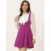 image:imageAllegra K Women Cottagecore Button Front Spaghetti Strap Pinafore DressPurple