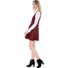 image:imageAllegra K Women Cottagecore Button Front Spaghetti Strap Pinafore DressRed