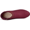 image:imageAllegra K Women Faux Suede Round Toe Ankle Mid Heel Block Heel BootsBurgundy