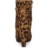image:imageAllegra K Women Faux Suede Round Toe Ankle Mid Heel Block Heel BootsLeopard
