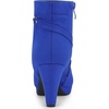 image:imageAllegra K Women Faux Suede Round Toe Ankle Mid Heel Block Heel BootsRoyal Blue