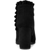 image:imageAllegra K Womens Ruffle Ankle Boots Block HeelBlack