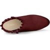 image:imageAllegra K Womens Ruffle Ankle Boots Block HeelBurgundy