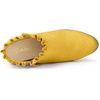 image:imageAllegra K Womens Ruffle Ankle Boots Block HeelYellow