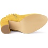 image:imageAllegra K Womens Ruffle Ankle Boots Block HeelYellow