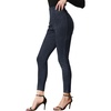 image:imageAllegra K Womens Faux Suede Leggings High Waist Casual Faux Leather PantsNavy Blue