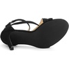 image:imageAllegra K Womens Stiletto Heel Ankle Strap SandalsBlack