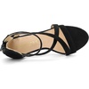 image:imageAllegra K Womens Stiletto Heel Ankle Strap SandalsBlack